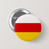 Vlag van Zuid-Ossetië Ronde Button 5,7 Cm (Voorkant /achterkant)