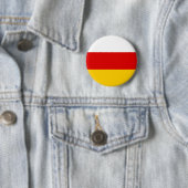 Vlag van Zuid-Ossetië Ronde Button 5,7 Cm (In situ)