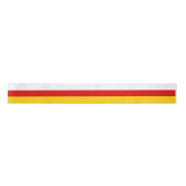Vlag van Zuid-Ossetië Satijnen Lint (Voorkant)