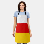 Vlag van Zuid-Ossetië Schort (Gedragen)