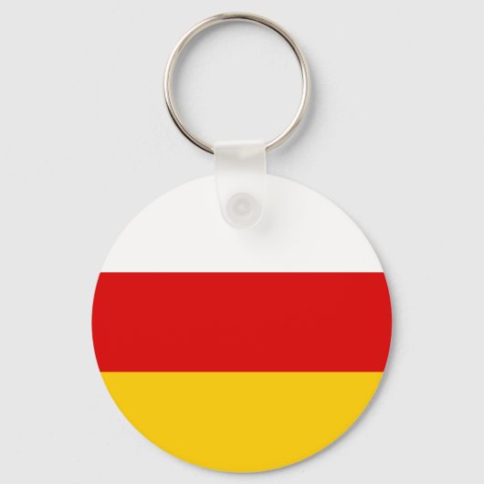 Vlag van Zuid-Ossetië Sleutelhanger (Voorkant)