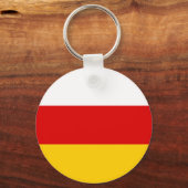Vlag van Zuid-Ossetië Sleutelhanger (Voorkant)