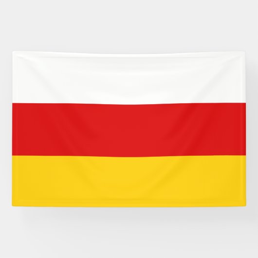 Vlag van Zuid-Ossetië Spandoek (Horizontaal)