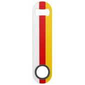Vlag van Zuid-Ossetië Speed Flessenopener (Voorkant)