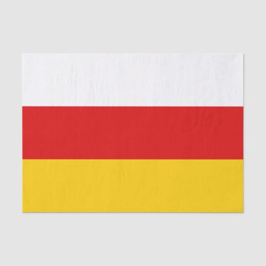 Vlag van Zuid-Ossetië Tissuepapier (Voorkant)
