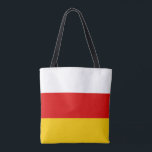 Vlag van Zuid-Ossetië Tote Bag<br><div class="desc">Patriottische vlag van Zuid-Ossetië.</div>