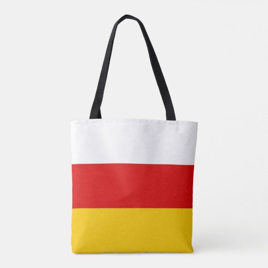 Vlag van Zuid-Ossetië Tote Bag (Achterkant)