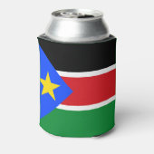 Vlag van Zuid-Soedan Blikjeskoeler (Blikje Achterkant)