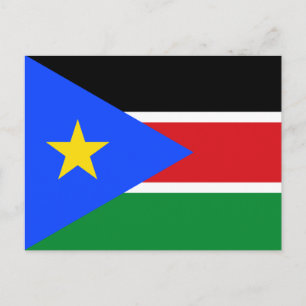 Vlag van Zuid-Soedan Briefkaart
