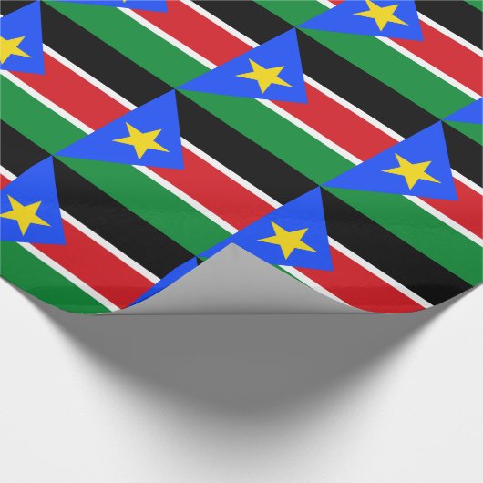 Vlag van Zuid-Soedan Cadeaupapier (Hoek)