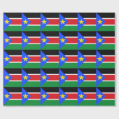 Vlag van Zuid-Soedan Cadeaupapier (Vlak)