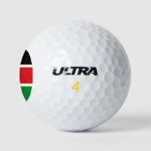 Vlag van Zuid-Soedan Golfballen (Logo)