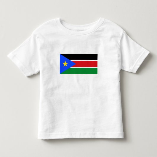 Vlag van Zuid-Soedan Kinder Shirts (Voorkant)