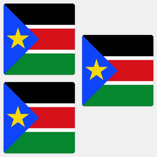 Vlag van Zuid-Soedan Labels (Groep)