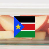 Vlag van Zuid-Soedan Labels (Aangebracht)