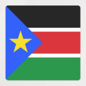 Vlag van Zuid-Soedan Labels (Design 1)