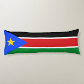 Vlag van Zuid-Soedan Lichaamskussen (Achterkant)