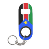 Vlag van Zuid-Soedan Mini Flessenopener (Voorkant)