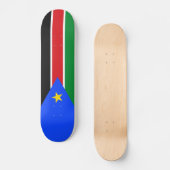 Vlag van Zuid-Soedan Persoonlijk Skateboard (Voorkant)