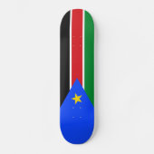 Vlag van Zuid-Soedan Persoonlijk Skateboard (Voorkant)