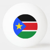 Vlag van Zuid-Soedan Pingpongbal (Achterkant)