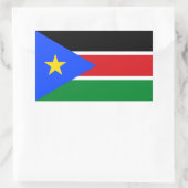 Vlag van Zuid-Soedan Rechthoekige Sticker (Tas)