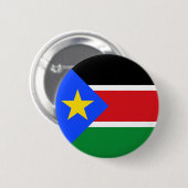 Vlag van Zuid-Soedan Ronde Button 5,7 Cm (Voorkant /achterkant)