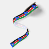 Vlag van Zuid-Soedan Satijnen Lint (Achterkant)