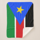 Vlag van Zuid-Soedan Sherpa Deken (Voorkant)
