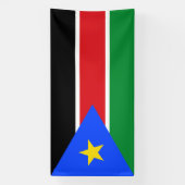 Vlag van Zuid-Soedan Spandoek (Verticaal)