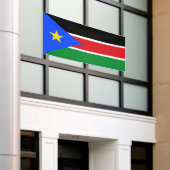 Vlag van Zuid-Soedan Spandoek (Buitenkant Gebouw)