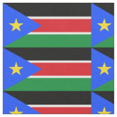 Vlag van Zuid-Soedan Stof (Close Up)