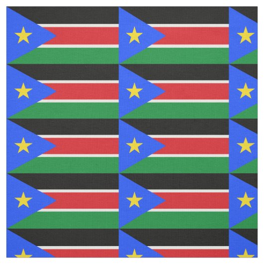 Vlag van Zuid-Soedan Stof (Swatch)