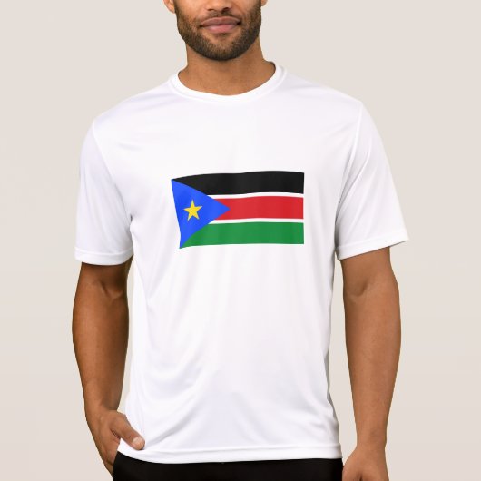 Vlag van Zuid-Soedan T-shirt (Voorkant)