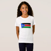 Vlag van Zuid-Soedan T-shirt (Voorkant volledig)