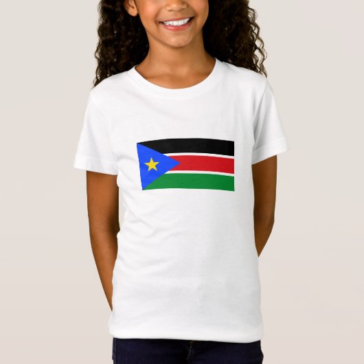 Vlag van Zuid-Soedan T-shirt (Voorkant)