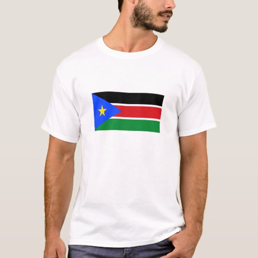 Vlag van Zuid-Soedan T-shirt (Voorkant)