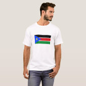 Vlag van Zuid-Soedan T-shirt (Voorkant volledig)
