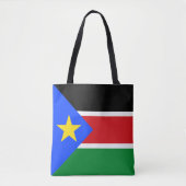 Vlag van Zuid-Soedan Tote Bag (Voorkant)