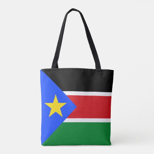 Vlag van Zuid-Soedan Tote Bag (Achterkant)