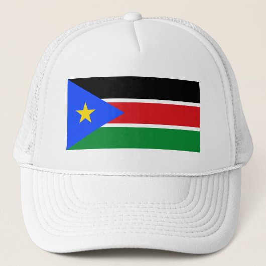 Vlag van Zuid-Soedan Trucker Pet (Voorkant)