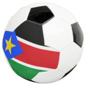 Vlag van Zuid-Soedan Voetbal (Drie kwart)