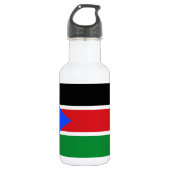 Vlag van Zuid-Soedan Waterfles (Voorkant)