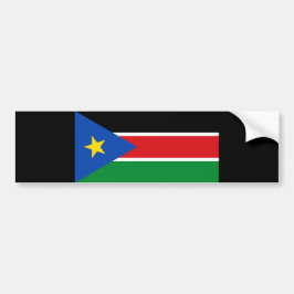 Vlag van Zuid-Sudan (Afrika) Bumpersticker