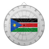 Vlag van Zuid-Sudan (Afrika) Dartbord (Voorkant)