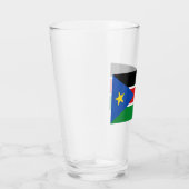 Vlag van Zuid-Sudan (Afrika) Glas (Rechts)