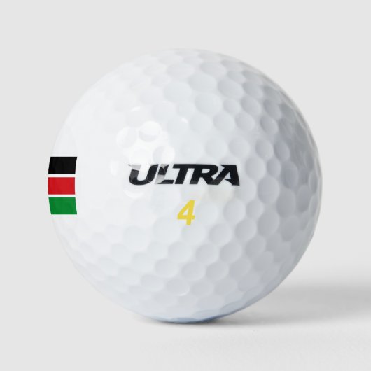 Vlag van Zuid-Sudan (Afrika) Golfballen (Logo)