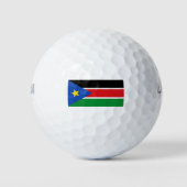 Vlag van Zuid-Sudan (Afrika) Golfballen (Voorkant)