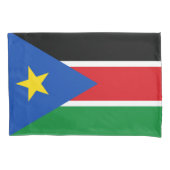 Vlag van Zuid-Sudan (Afrika) Kussensloop (Voorkant-Links)