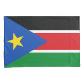 Vlag van Zuid-Sudan (Afrika) Kussensloop (Voorkant-Rechts)